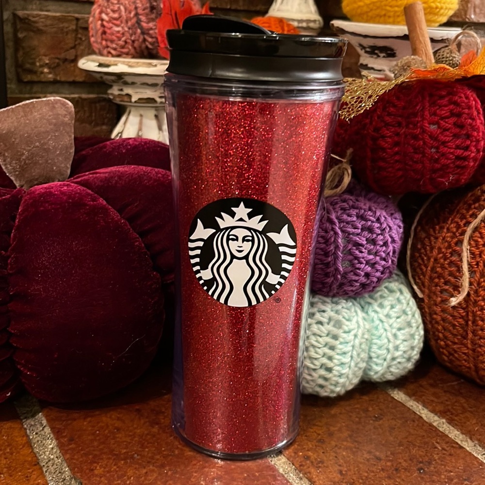 Starbucks Red Sparkle Tumbler